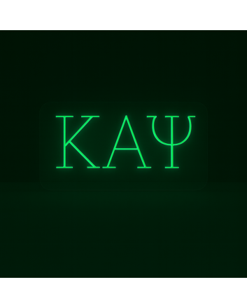 Kappa Alpha Psi ΚΑΨ LED Neon Sign Celebrating Achievement and Brotherhood