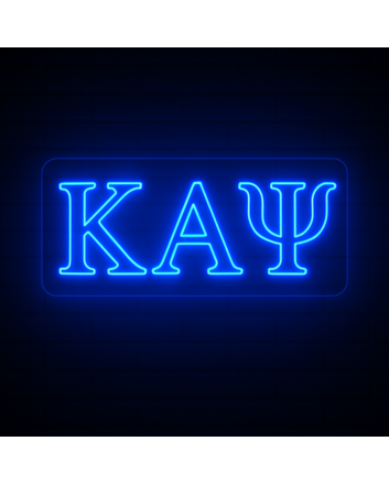 Kappa Alpha Psi ΚΑΨ LED Neon Sign Celebrating Brotherhood and Excellence