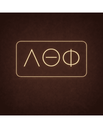 Lambda Theta Phi ΛΘΦ LED Neon Sign Celebrating Brotherhood and Unity