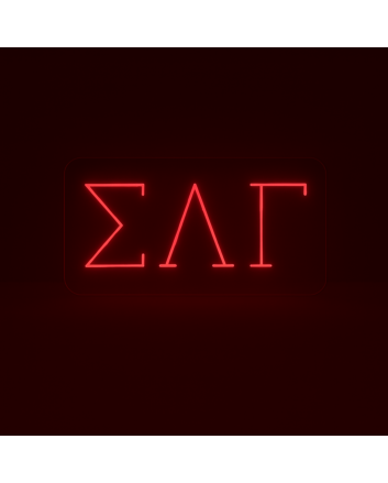 Sigma Lambda Gamma ΣΛΓ LED Neon Sign Celebrating Sisterhood and Community
