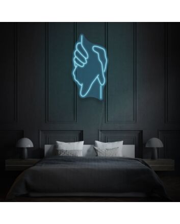 Two holding hands LED neon sign