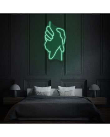 Two holding hands LED neon sign