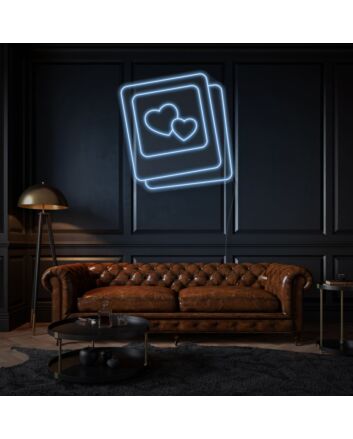 Loving Photo Card LED Neon Sign