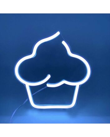 Mini Pink Cupcake Decorated Neon Signs