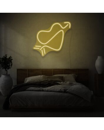 Minimalist Heart Pierced with Arrow LED Neon Light