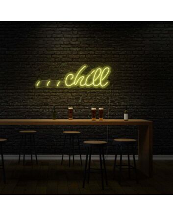 Chill Custom Neon Relax and Unwind in Light