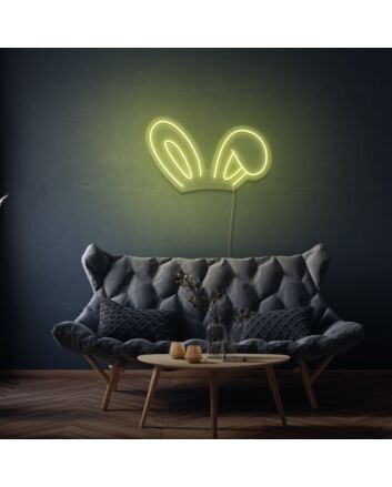 Bunny Ears Neon Playful and Cute