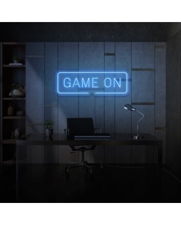 Game On Neon Ready for Challenge and Play
