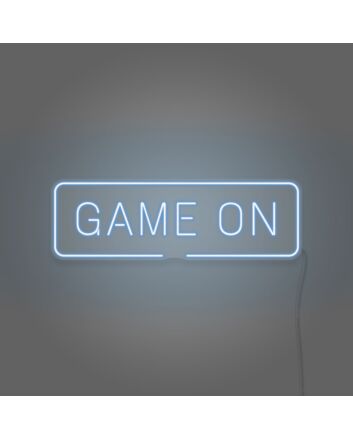 Game On Neon Ready for Challenge and Play