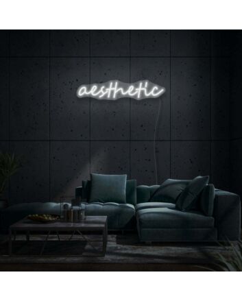 Aesthetic Cursive Neon Modern and Chic Design