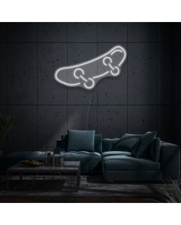 Skateboard Neon Symbol of Youth and Rebellion