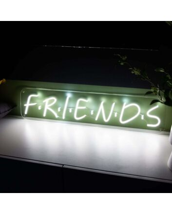Friends Neon Sign Celebrating Friendship and Togetherness