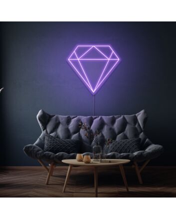 Gemstone Neon Light Sparkling Jewel-like Radiance