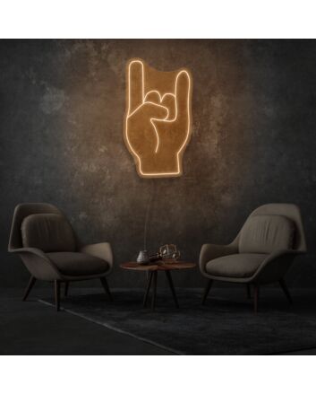 Horns Neon Sign Wild Spirit and Untamed Nature