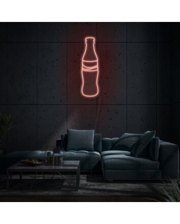 Coca Cola Bottle Neon Light Iconic Brand Glowing
