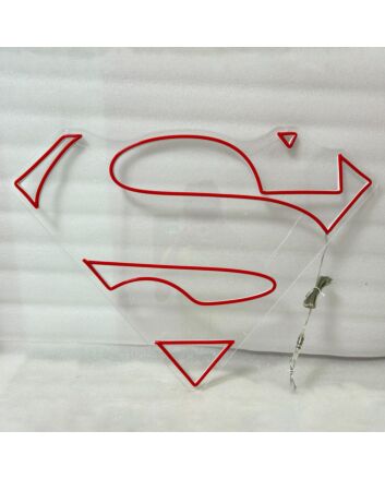 Superman Neon Light Heroic Ideal in Bright Display