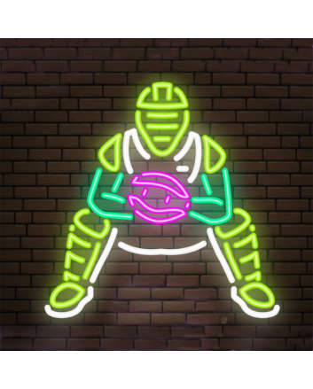 Catch the Spirit American Football Home Neon Sign