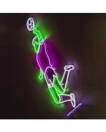 Soccer Superstar Neon Sign for Football Players