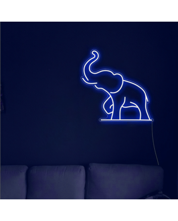 Majestic Elephant Neon Sign