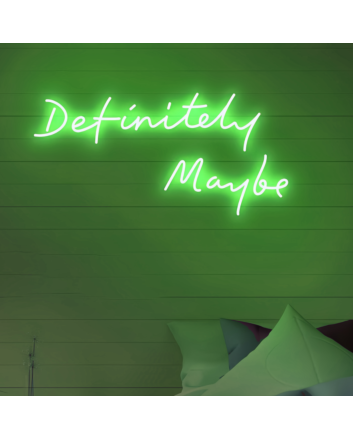 Room “Definitely Maybe” Neon Sign
