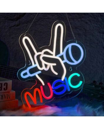 Music Concert Neon Sign