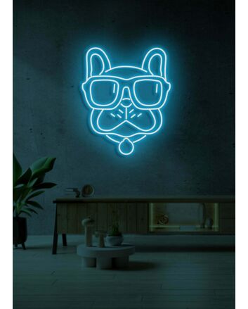 Bulldog Neon Sign Canine Courage and Loyalty in Light