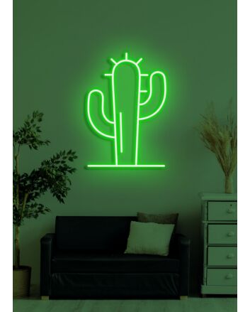 Cactus Neon Light Desert Cool and Prickly Fun