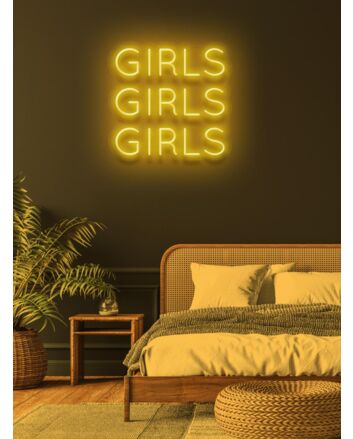 Girls Girls Girls Neon Vibrancy and Feminine Power