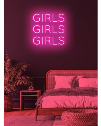 Girls Girls Girls Neon Vibrancy and Feminine Power