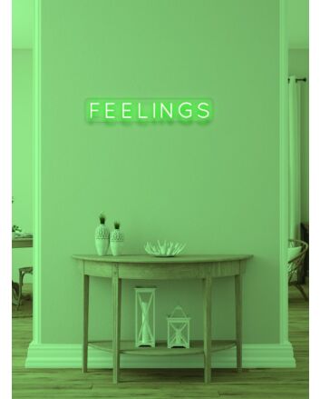 Feelings Expressive Neon Capturing Emotional Depth