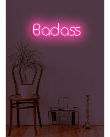 Badass Neon Bold Statement of Confidence and Attitude