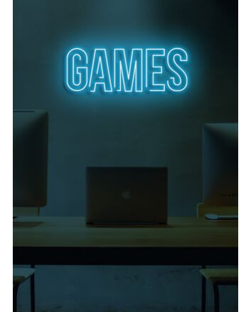 Games Neon Celebrating the Joy and Entertainment of Gaming