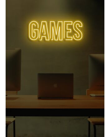 Games Neon Celebrating the Joy and Entertainment of Gaming