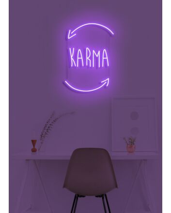 Karma Neon Universal Law of Cause and Effect