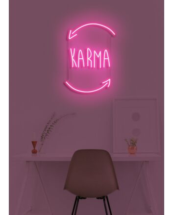 Karma Neon Universal Law of Cause and Effect