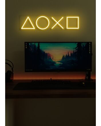 Playstation Neon Home of Digital Adventures