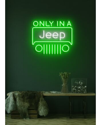 Only in a Jeep Neon Adventure and Ruggedness