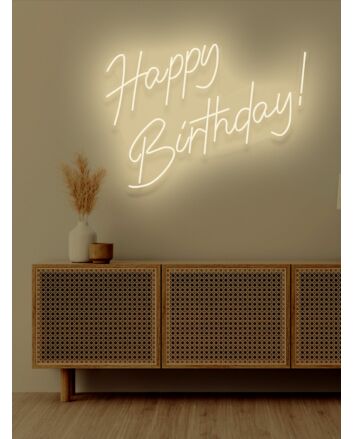 Happy Birthday Neon Celebration of Another Year