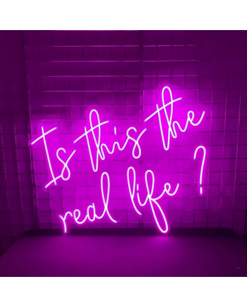 It this the real like: Authenticity Illuminated in Neon