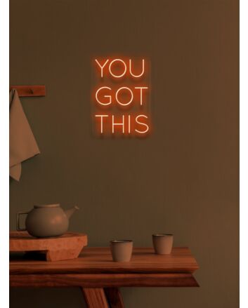 You have this Neon Encouragement for Every Challenge