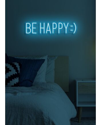 Be happy Neon Beacon of Joy