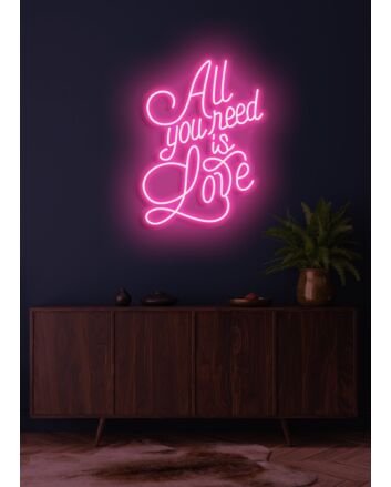 All you need is love Neon Symphony of the Heart