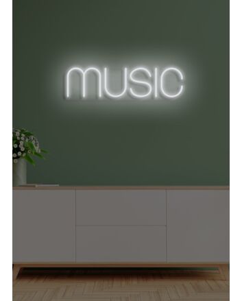 Music Neon Symphony for Melodic Environments