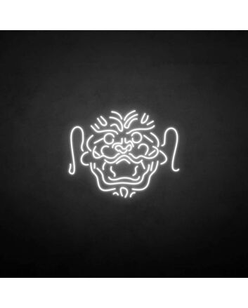 &#39;China Lion Head&#39; neon sign