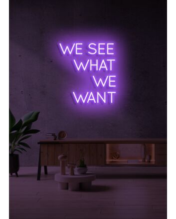 We see that we want Neon Vision for Inspiring Areas
