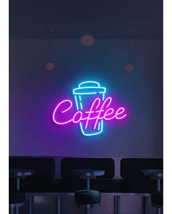 Customize Coffee Fuel Your Day with Invigorating Neon Sign