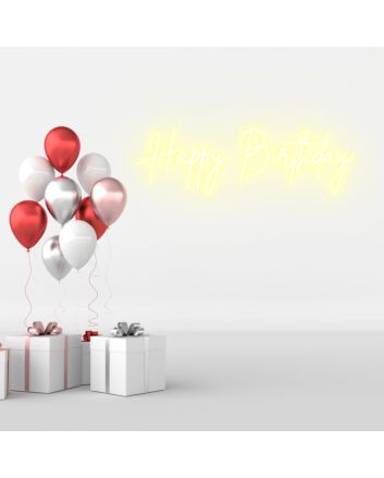 Happy Birthday Add Sparkle to Celebrations with Festive Neon
