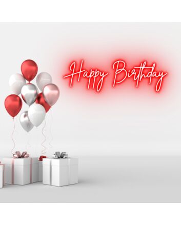 Happy Birthday Add Sparkle to Celebrations with Festive Neon