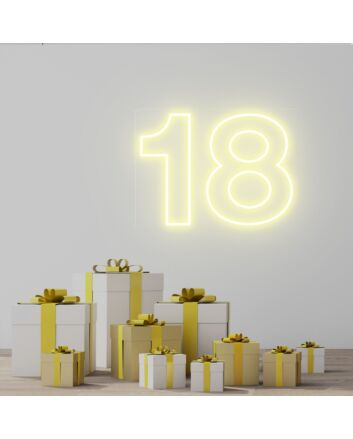 18 Celebrating Milestone Birthdays with Vibrant Neon