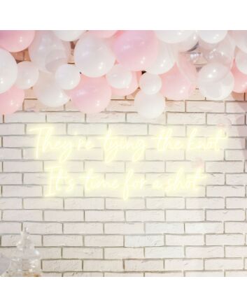 They&#039;re Tying The Knot Wedding Bliss Captured in Neon